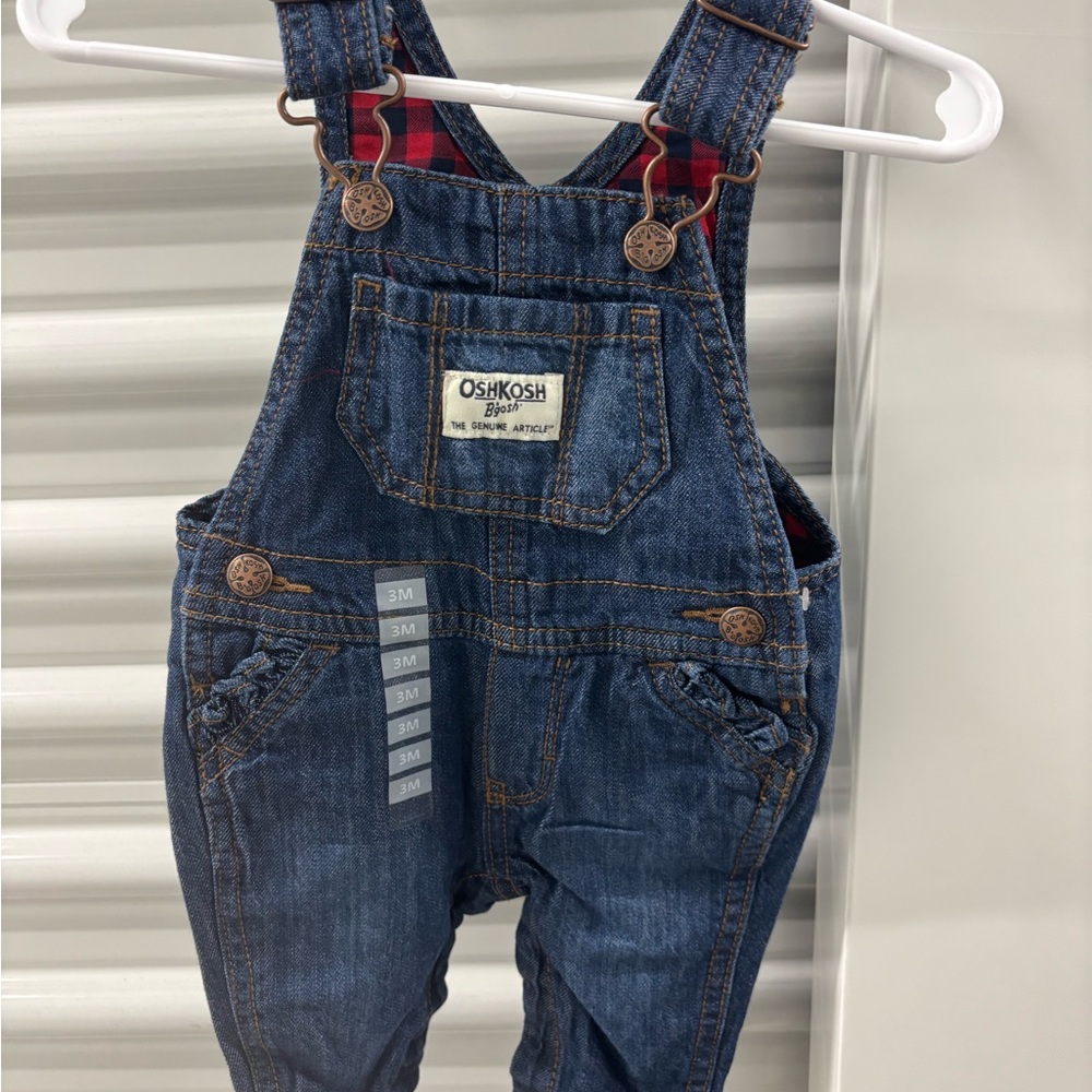 OshKosh B'gosh Blue Denim Overalls for Kids